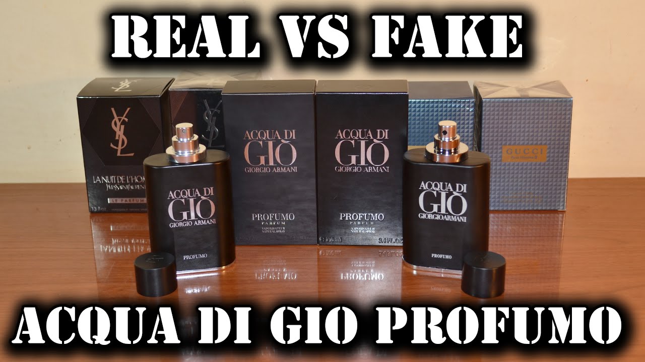 Fake fragrance - Acqua di Gio Profumo by Giorgio Armani