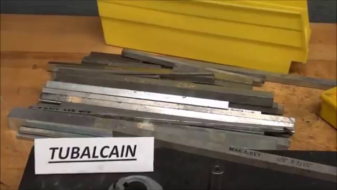Cutting a Straight Keyseat on Atlas Lathe MILLING ATTACHMENT  285 tubalcain