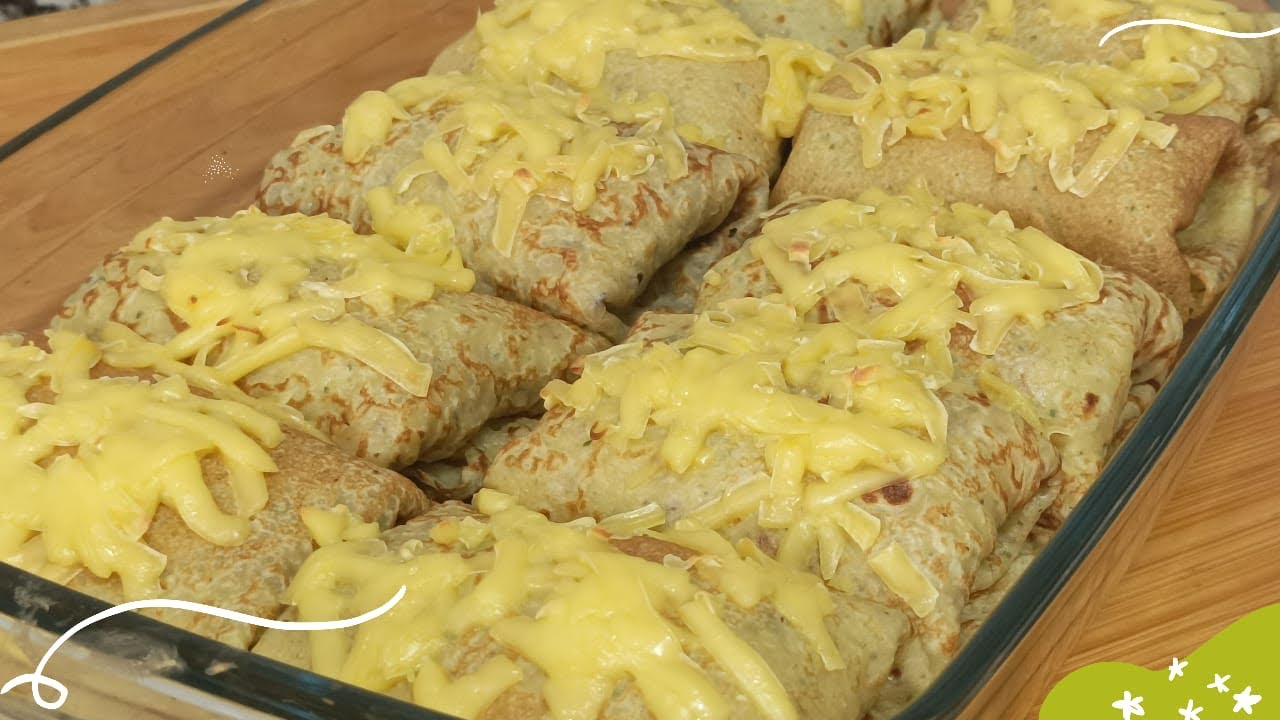 طريقة عمل الكريب مالح و محشي بمذاق رائع 😋  