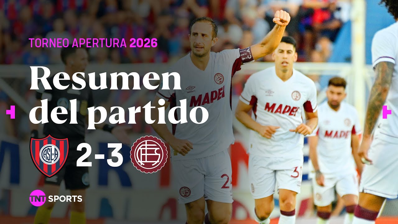 TRIUNFAZO de LANÚS ante SAN LORENZO en el NUEVO GASÓMETRO | #SANLORENZO 2-3 #LANÚS | RESUMEN