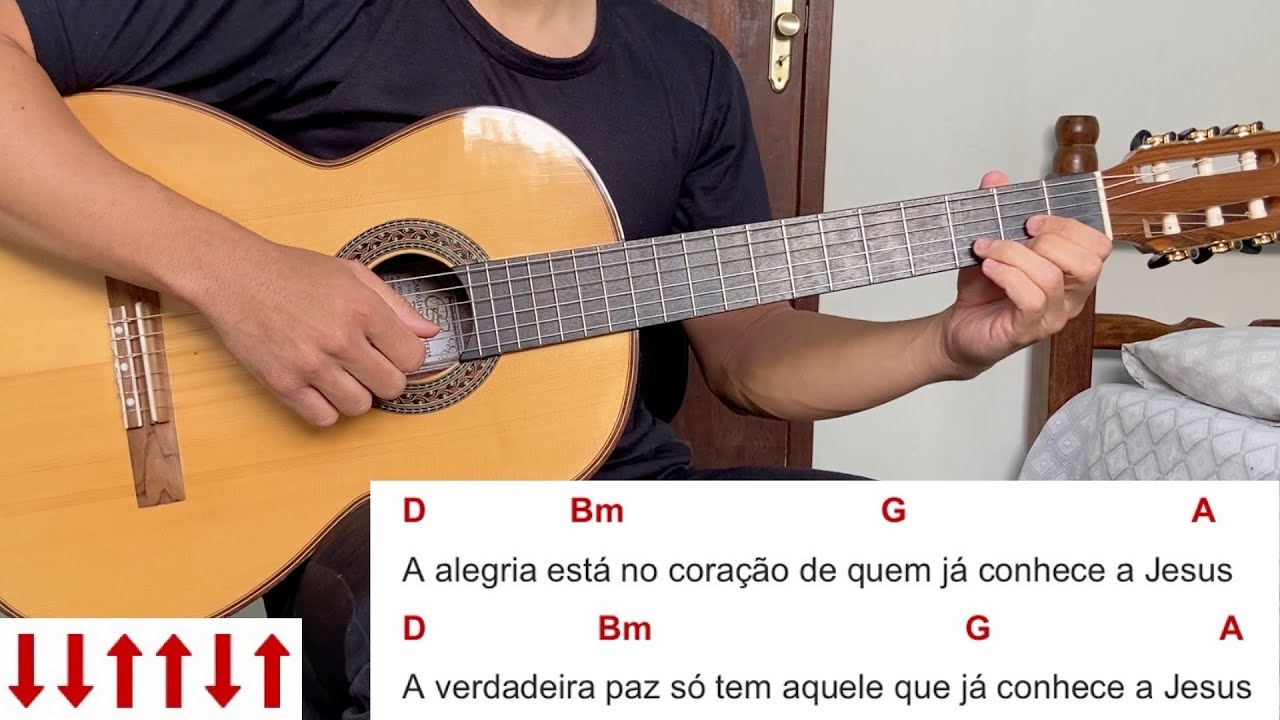A ALEGRIA ESTÁ NO CORAÇÃO (louvor) | como tocar no violão [letra e cifra]