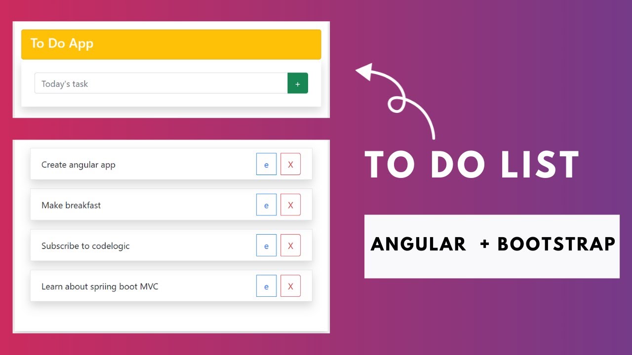Список дел в Angular | Учебник по Angular