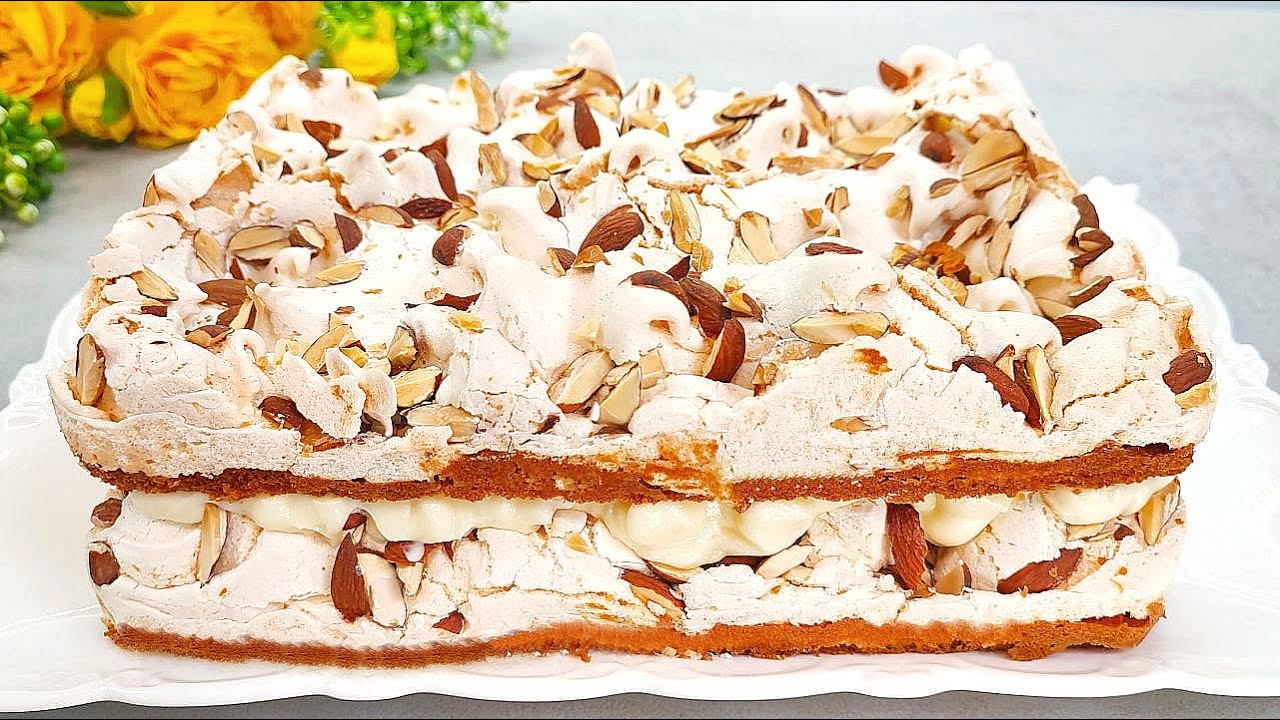 Знаменитый норвежский торт, который тает во рту. Невероятно вкусный торт.