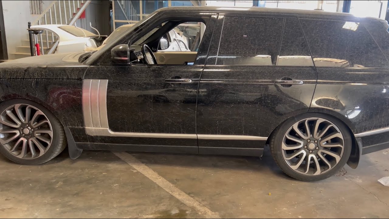 رنج روفر  مشكلة في نظام الهيدروليك Range Rover 2016 air suspension not working - c1a27