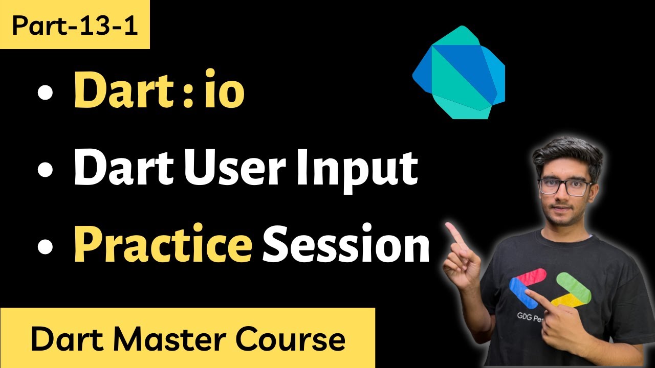 Part-13-1  || Dart Reading input from the console || Dart Programming Tutorials in Hindi/Urdu