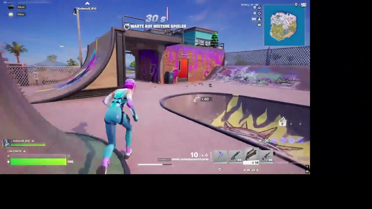 2 Runden Fortnite Battle Royal mit BAzni 