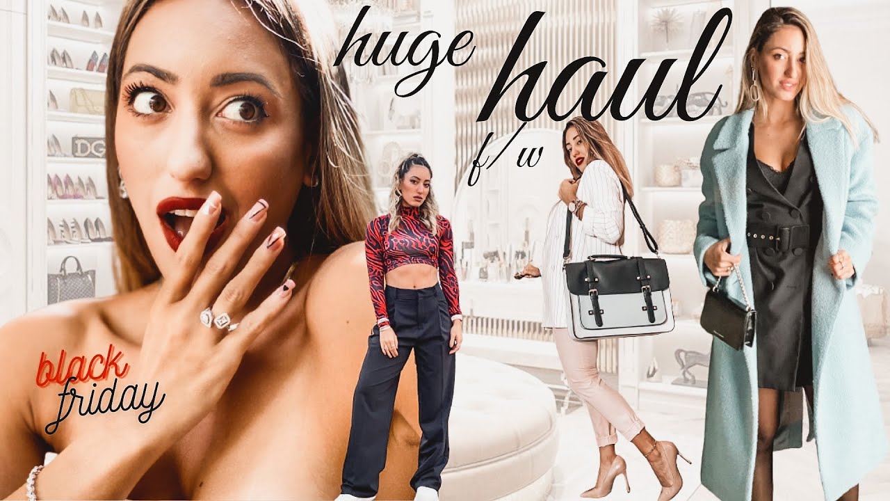 HUGE HAUL | FALL/WINTER HAUL | HAUL 2021| CLOTHING HAUL | AFRODITI PETRINOLI |AFROSTUBE