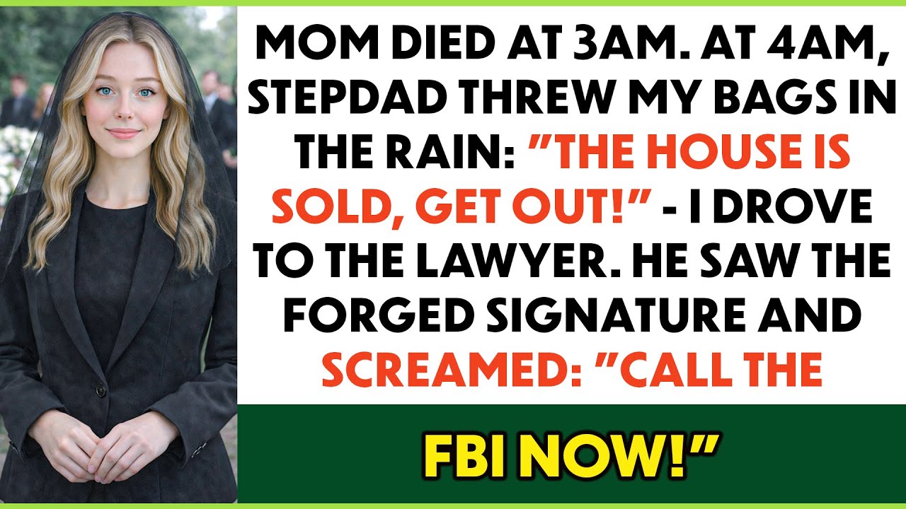 Get Out, I Sold The House — Stepdad Evicted Me To Sell My Dead Mom’s Estate — I Went To The Closing