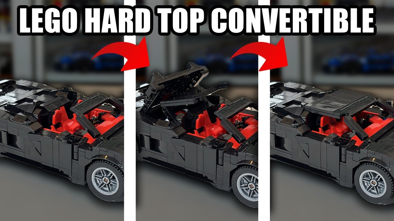 Building A LEGO Convertible Super Sports Car