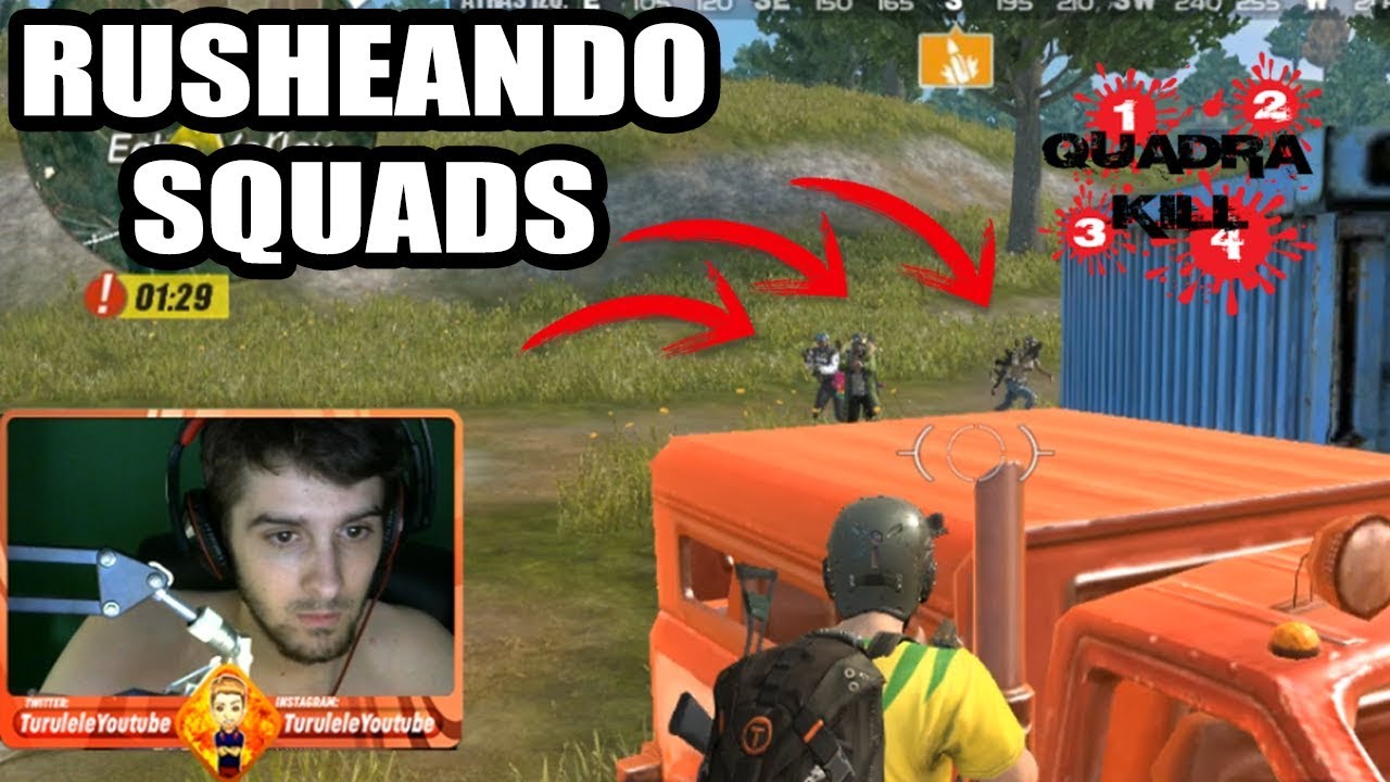 RUSHEANDO A SQUADS !! ME TIENEN MIEDO RULES OF SURVIVAL