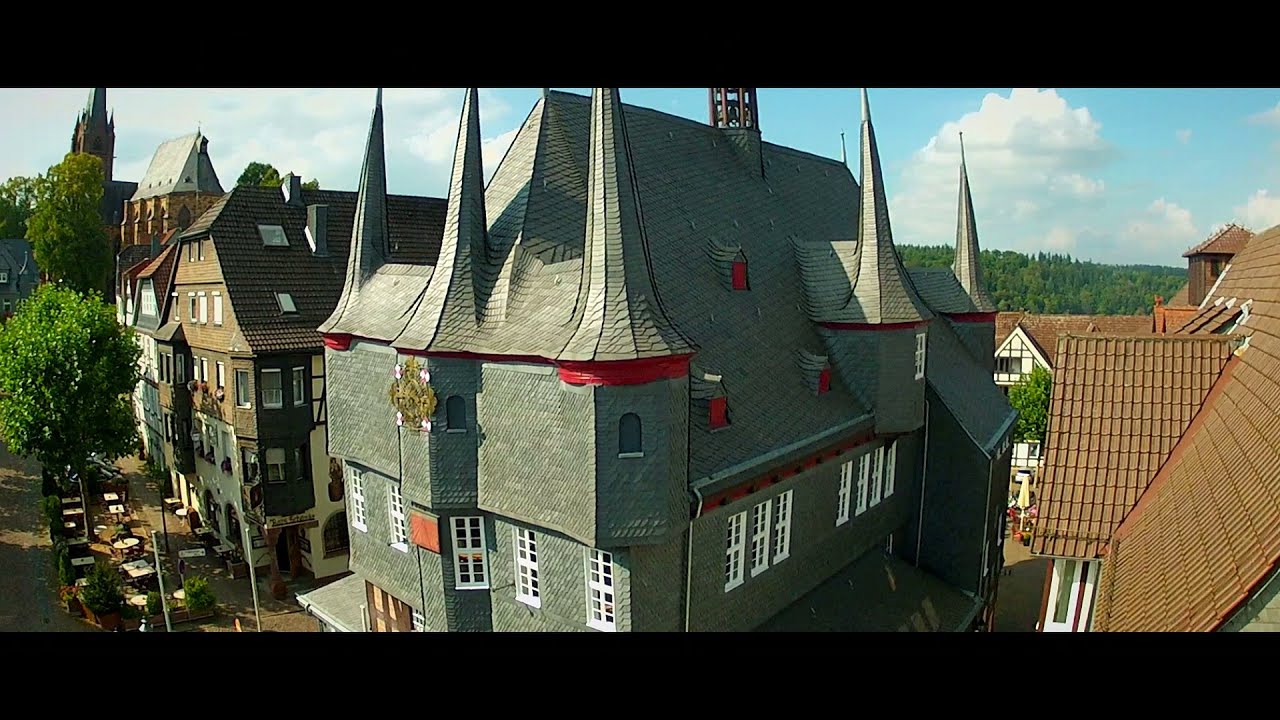 Frankenberg aus der Luft