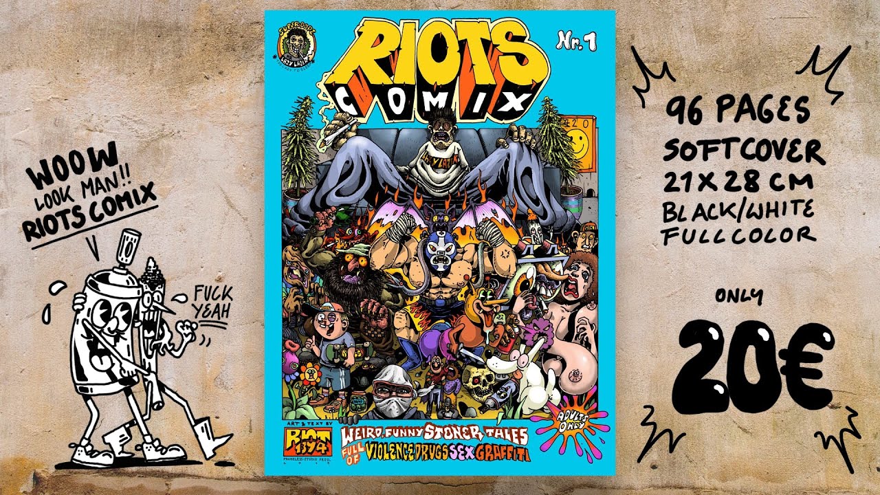 RIOTS - COMIX | Kickstarter video by RIOT1394
