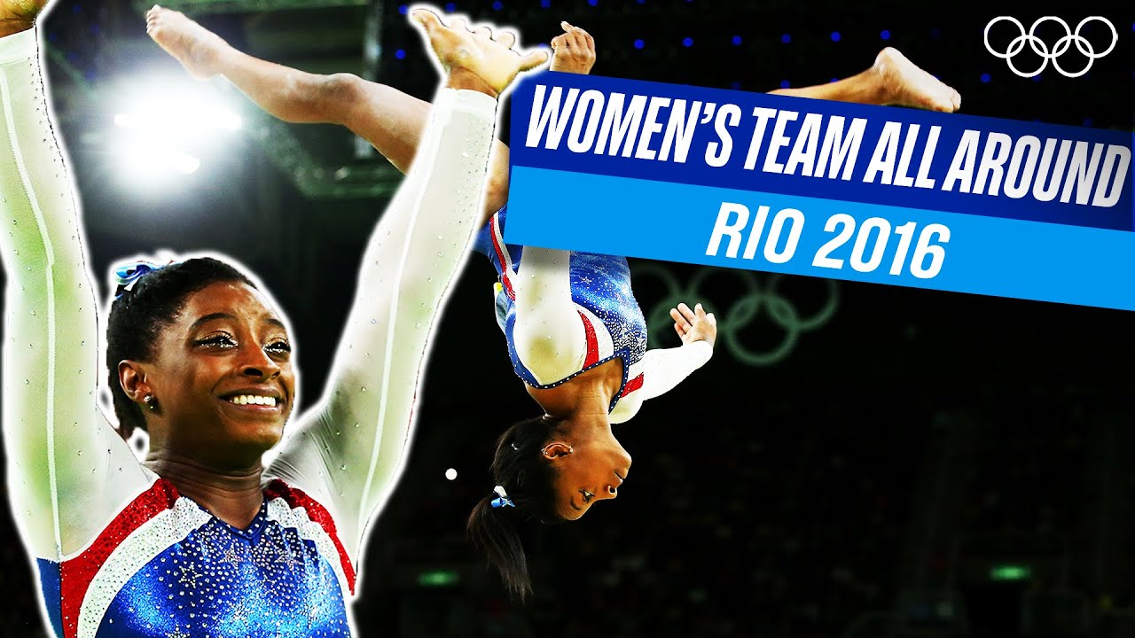 🇺🇸 Incredible Routines from the US-Team at the Women's Team All Around!🥇 | Rio 2016