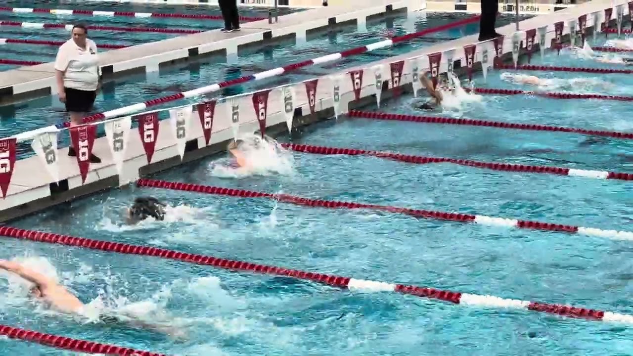 50 Backstroke SCY, C. Gorman, lane 7, 25.58