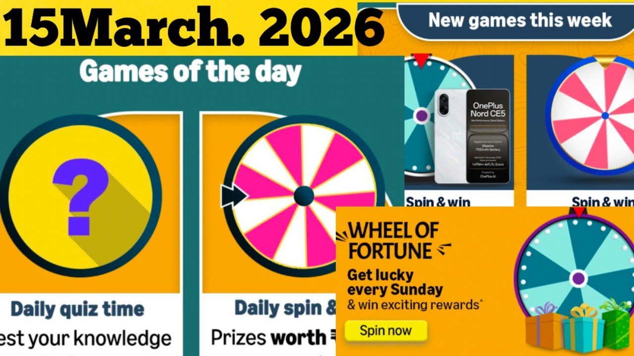 Amazon Daily Quiz Answer Amazon Wheel of Fortune Every Sunday Quiz Answer Today Amazon Quiz Answer 