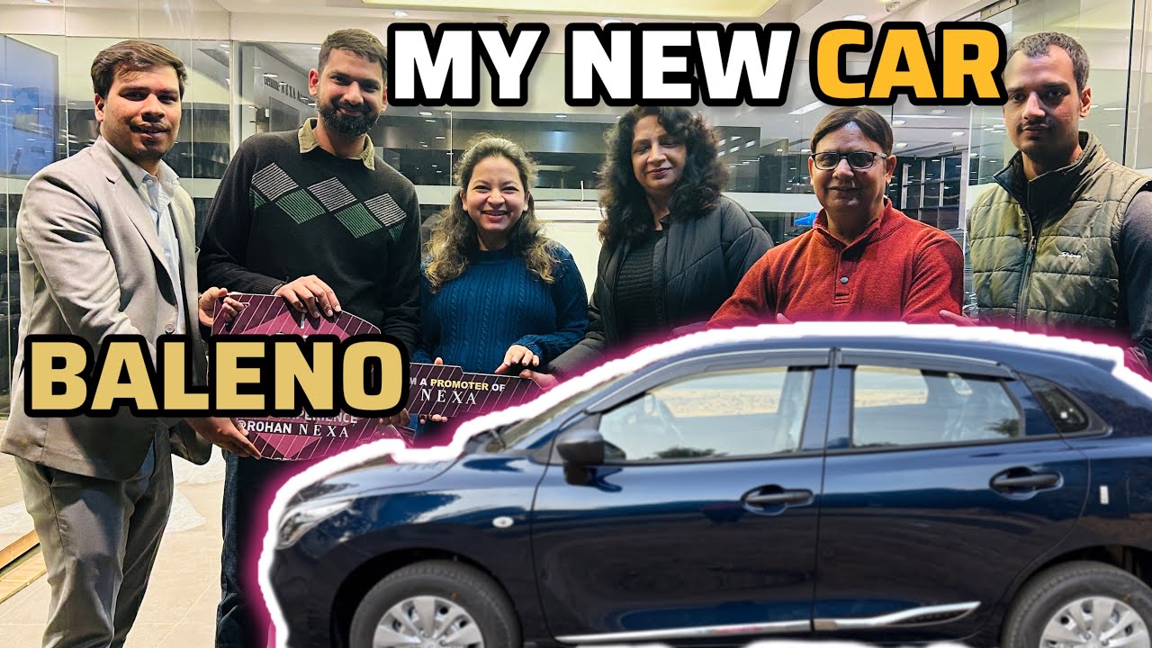 Finally Bought My New Car –Maruti Suzuki Baleno | Full Delivery Vlog 🎉 #newcar #marutisuzuki #baleno