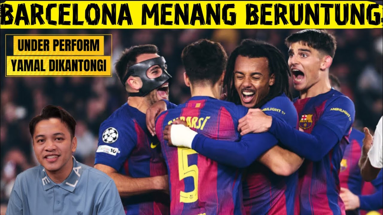 BARCELONA VS FRANKFURT‼️ MENANG BERUNTUNG‼️PEMAIN UNDERPERFOM‼️ CWK FUNSGI DE JONG…