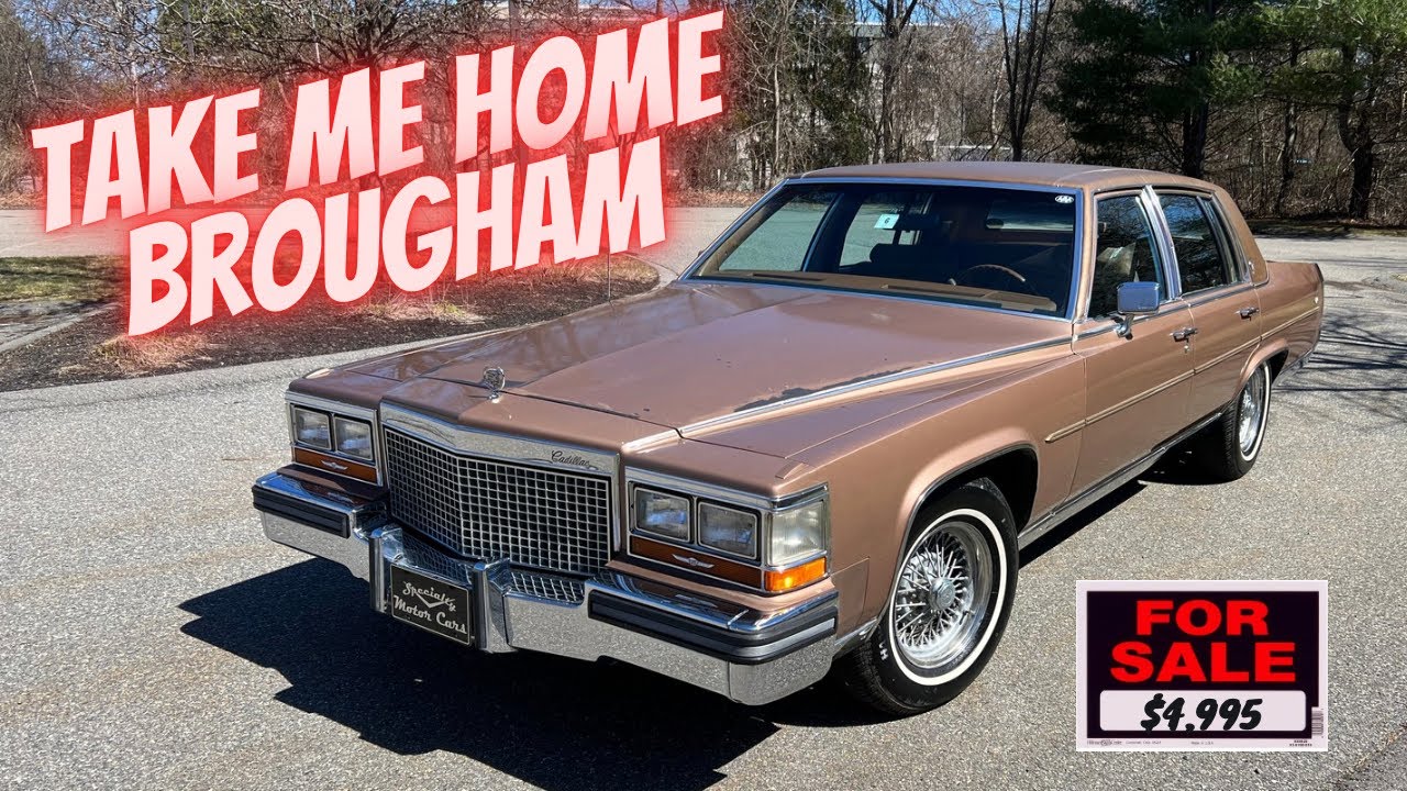 1988 Cadillac Brougham 39k Miles? LOSS LEADER SPECIAL For Sale By Specialty Motor Cars