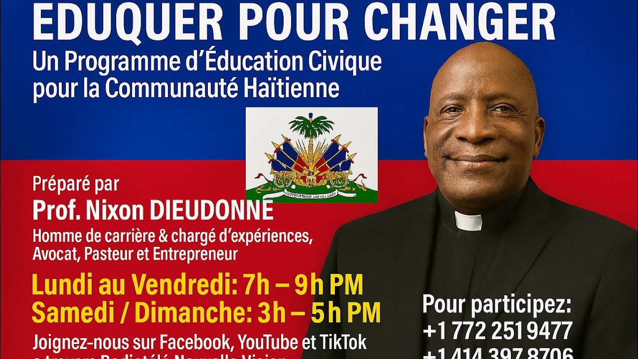EDUQUER POUR CHANGER//Haiti Va Efondre avec ce pact Diabolique,Quel Avenir?#levekanp#Diaspora#wakeup