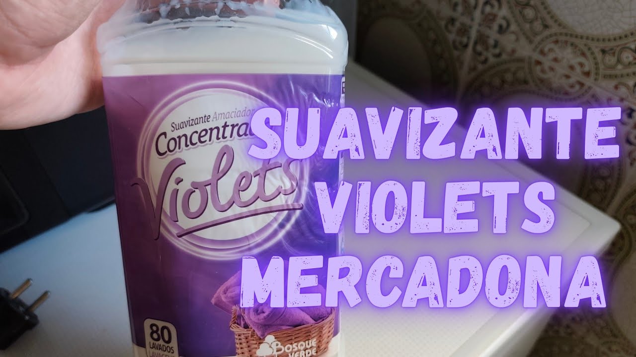 ✅ PROBANDO EL SUAVIZANTE DE ROPA  VIOLETS DE MERCADONA