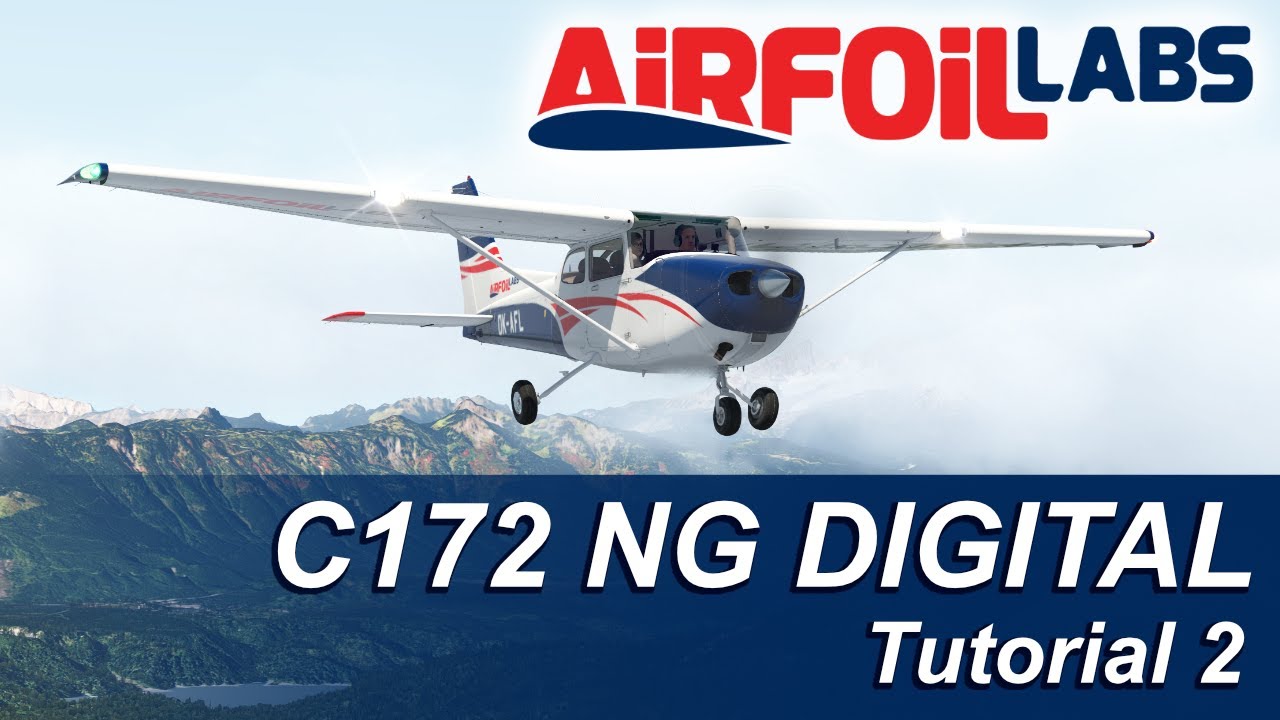 C172 NG DIGITAL Tutorial 2 - How to make a quick flight without any 172 knowledge.