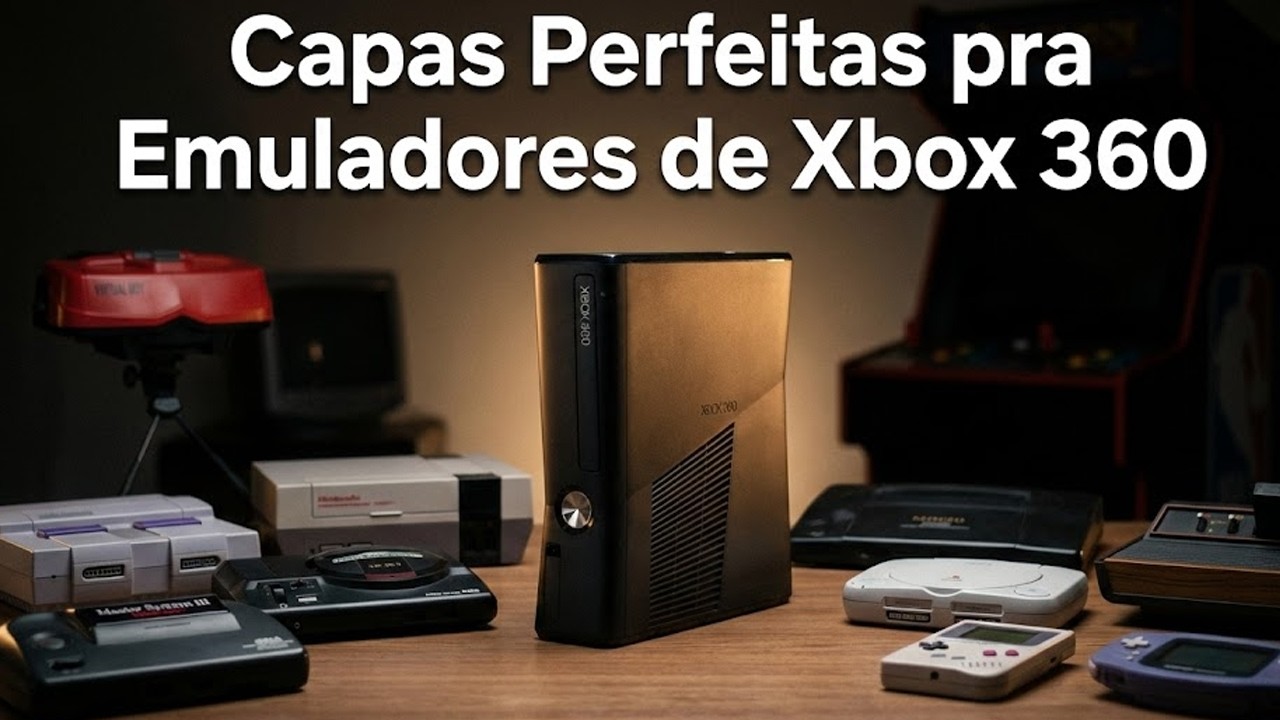Capas Perfeitas para Emuladores no Xbox 360🔥 Link na Descrição!