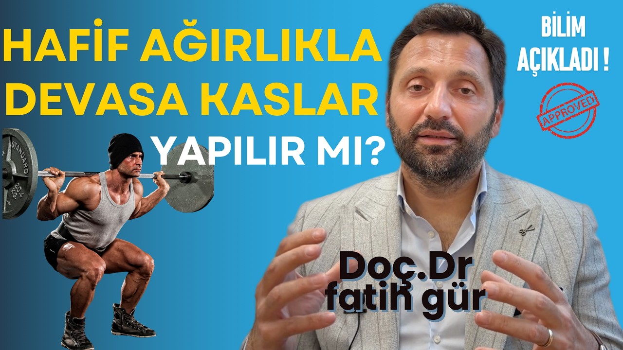 HAFİF AĞIRLIKLARLA DEVASA KASLAR YAPILIR MI? (Bilim Son Noktayı Koydu!)