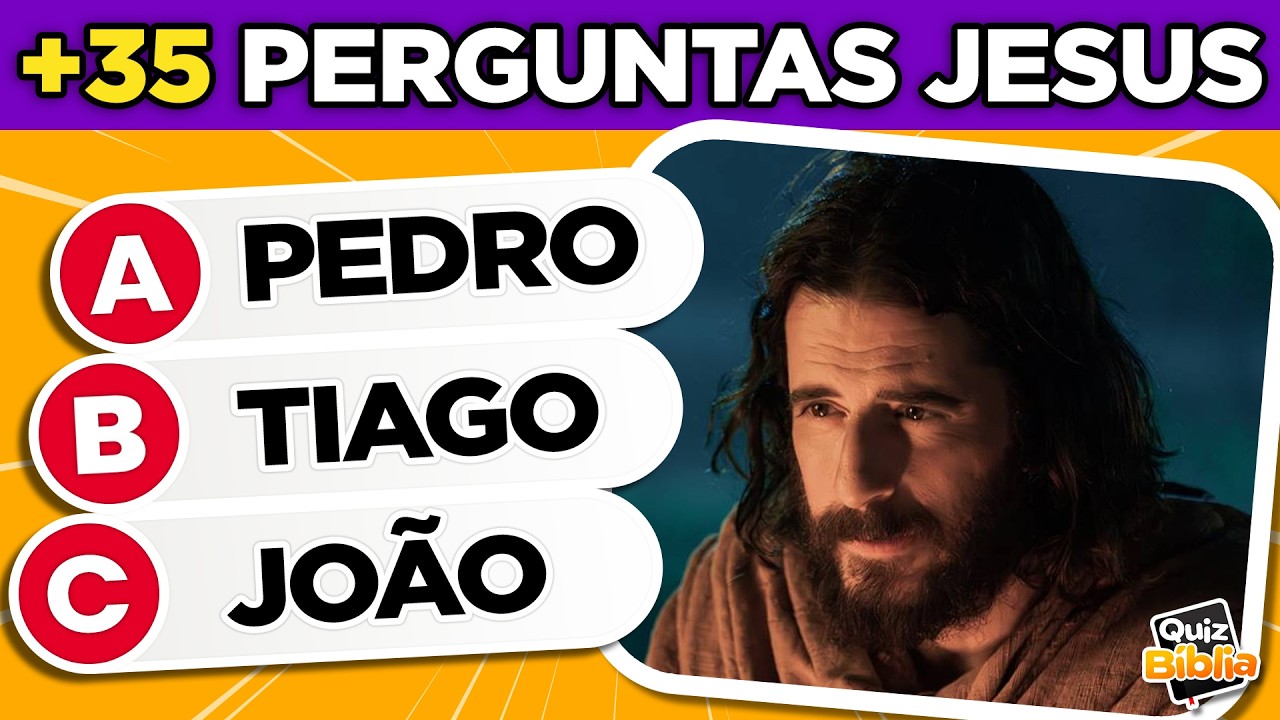 35 PERGUNTAS SOBRE JESUS | Só Quem Conhece a Bíblia Acerta 30 | Quiz Bíblico
