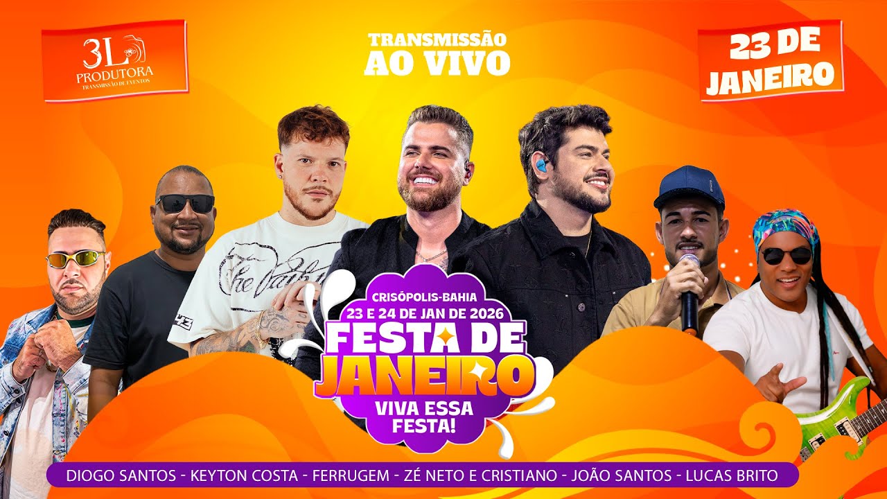 Ferrugem, Zé Neto e Cristiano, João Santos, Lucas Brito | Festa de Janeiro #crisopolis