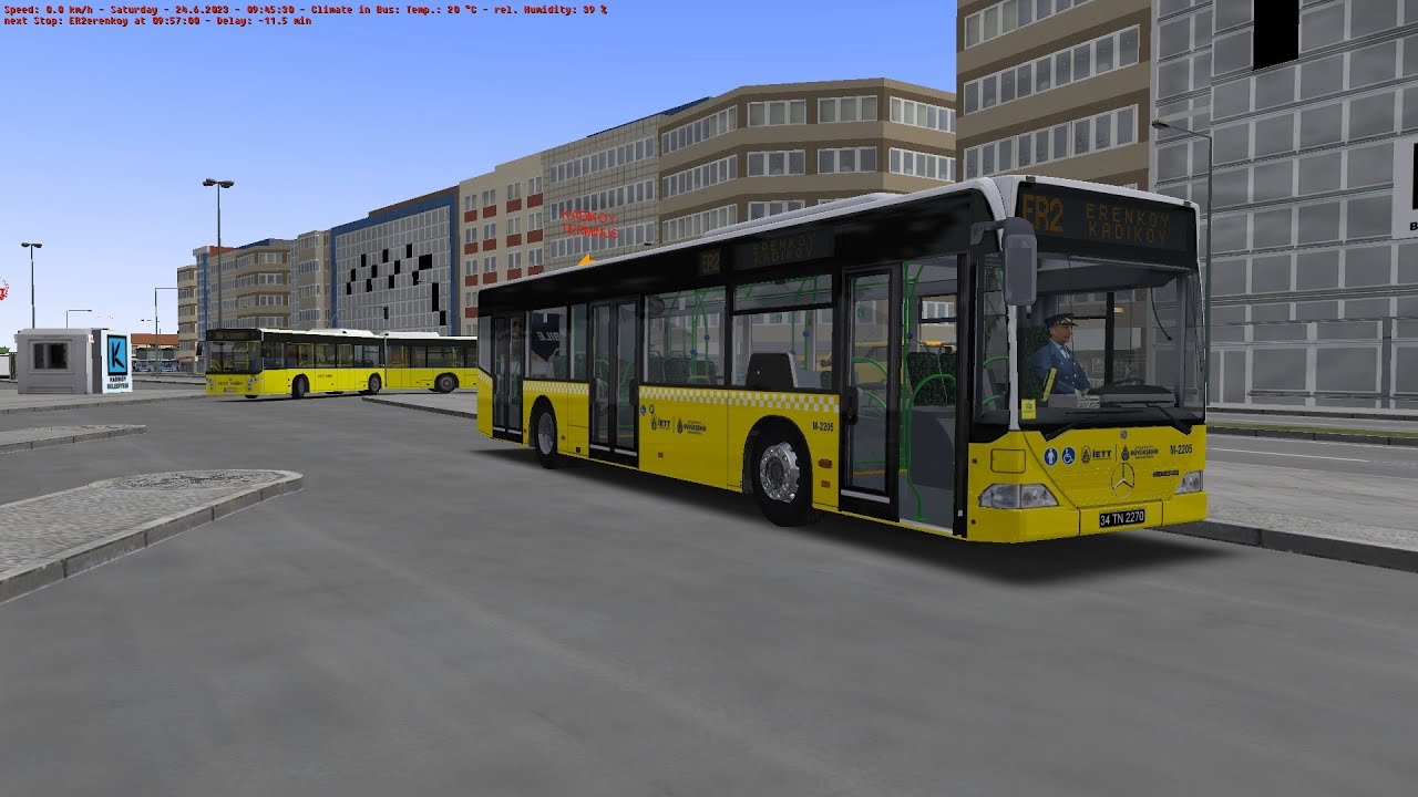 Omsi 2 - İstanbul XS - Mercedes Benz Citaro - ER2 Kadıköy-Erenköy Ring