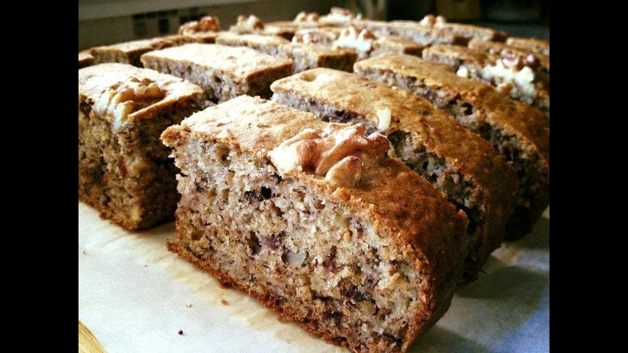 低糖、低脂、鬆軟、健康版香蕉蛋糕 Low Sugar, Low fat, light and fluffy healthy Banana Bread
