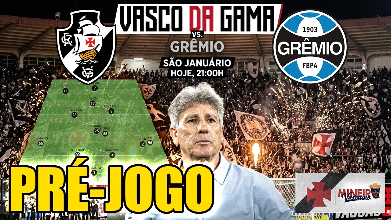 VASCO x GR&Ecirc;MIO: PR&Eacute;-JOGO - CALDEIR&Atilde;O VAI FERVER! | VASC&Atilde;O NOT&Iacute;CIAS 1&ordf; EDI&Ccedil;&Atilde;O