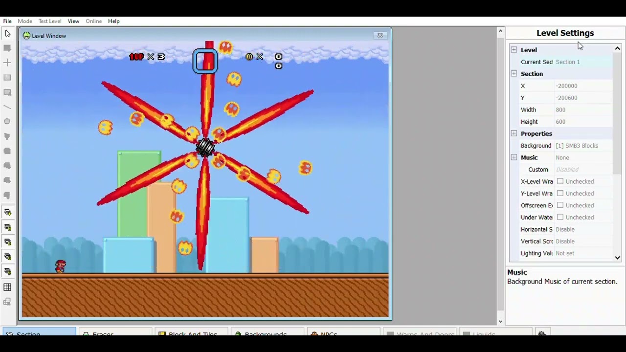 Example Levels and Scripts in SMBX 1.4.5