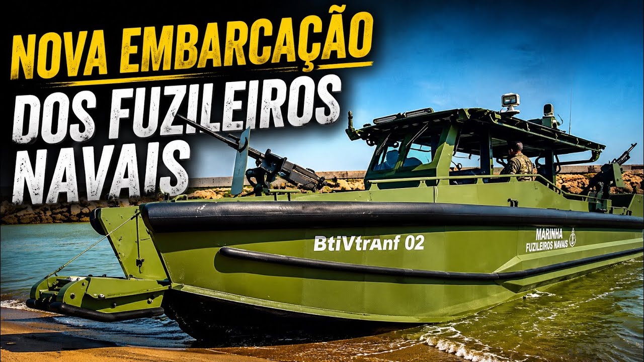 Primeira Vez de Perto | A Nova Lancha Tática dos Fuzileiros Navais da Marinha do Brasil! 🔥