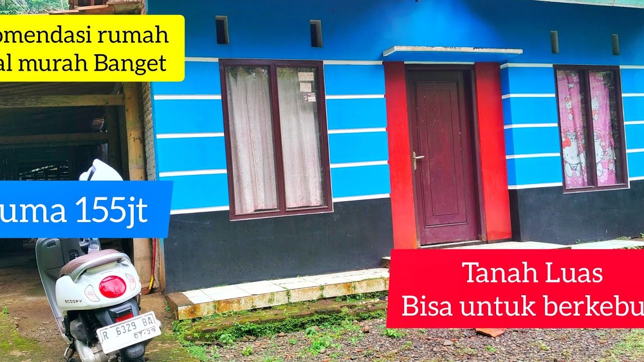 🔴Dijual Murah Banget Rumah Dengan Tanah Luas Harga Murah Akses Mobil