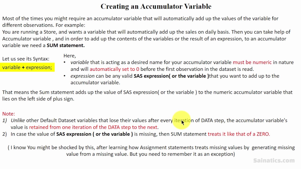 1.6  Creating an Accumulator Variable