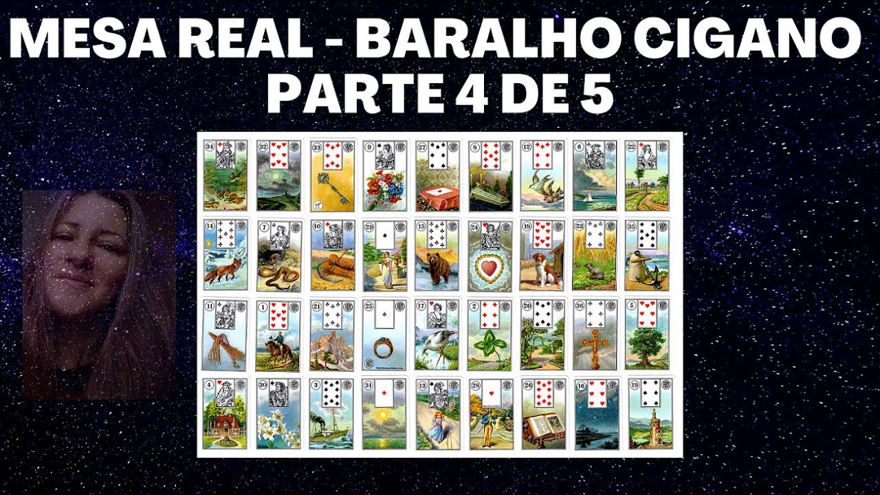 MESA REAL BARALHO CIGANO - ESTUDOS - PARTE 4