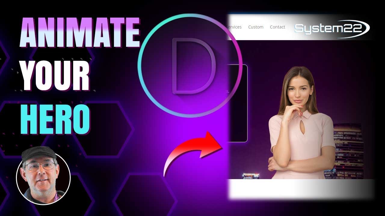 Divi Theme Animated Hero Section 👍