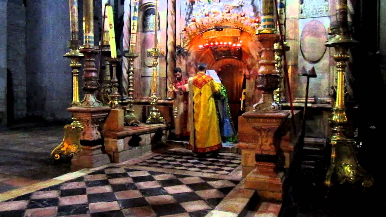 Պատարագ Armenian Liturgy in the Church of the Holy Sepulchre