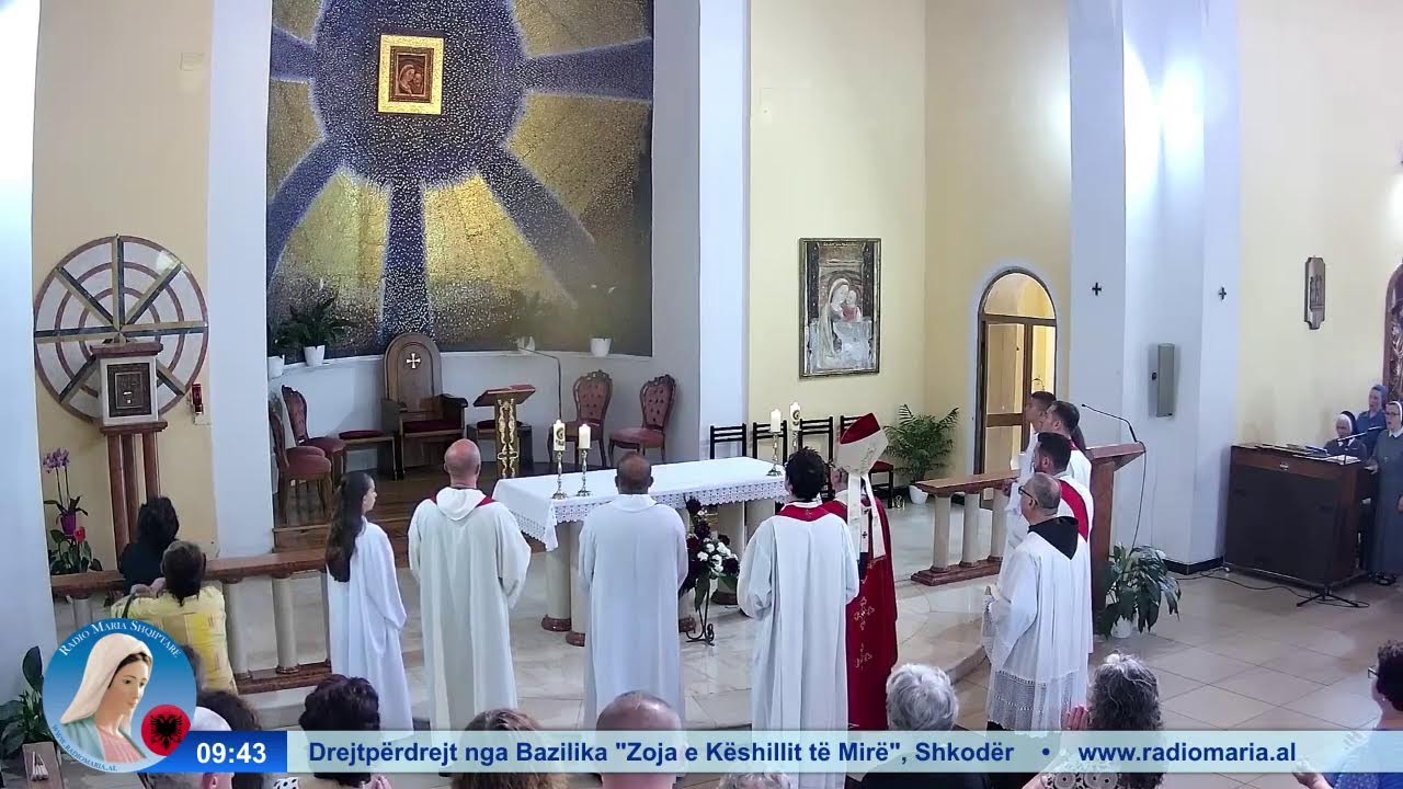 Mesha e shenjtë nga Bazilika e Zojës së Këshillit të Mirë, Shkodër.