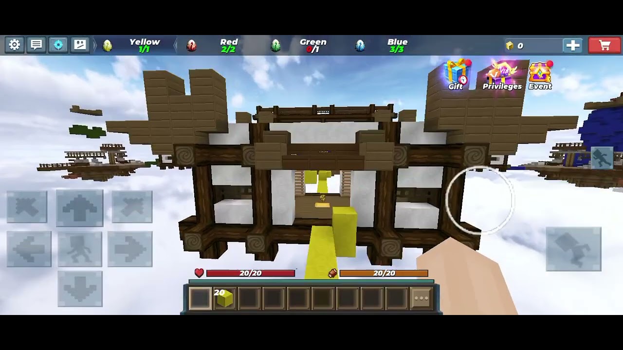 Eggwars video 1 vs 6 - LEOGAMER-KING