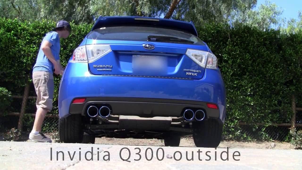 2013 WRX Invidia Q300 Exhaust