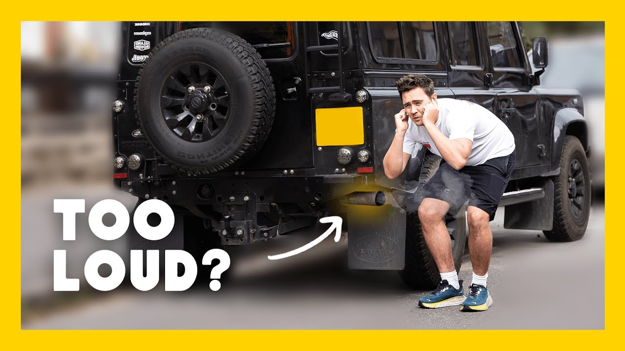 INSTALLING A DEMAND EXHAUST ON MY LAND ROVER DEFENDER