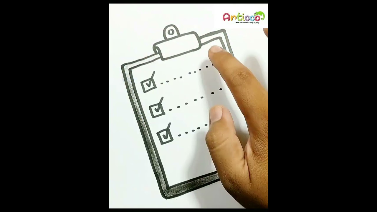 DRAWING REALISTIC CLIPBOARD