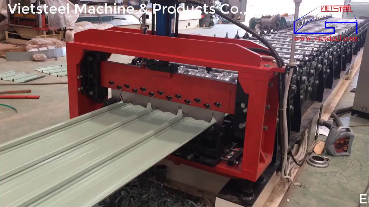 Vietsteel Kliplock Roll Forming Machine | M&aacute;y C&aacute;n T&ocirc;n Kliplock