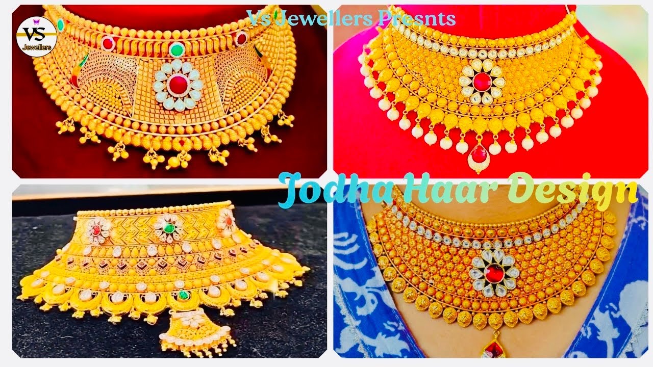 Beautiful Jodha Haar Design Collection 2025 | जोधा हार की डिजाइन | Choker Design gold | haar design