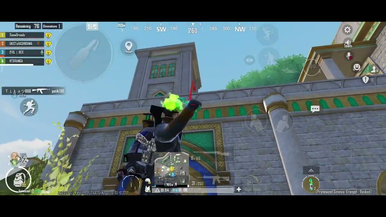 Highlight Moments In ERANGLE | BGMI GAMEPLAY 😀 | SnowDreadX ❄️
