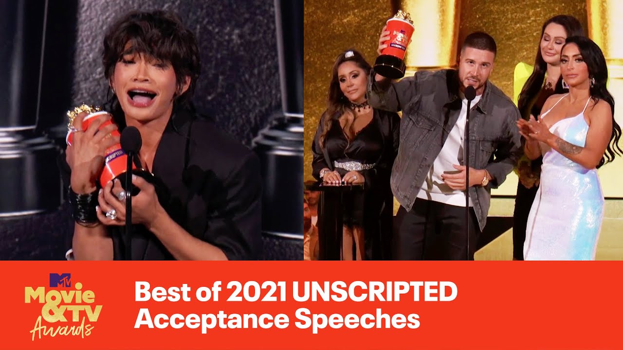 Best of UNSCRIPTED Acceptance Speeches | 2021 MTV UNSCRIPTED Awards