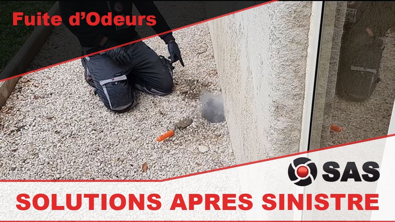 Fuite d'odeurs : Inspection du réseau d'eaux usées par fumigation