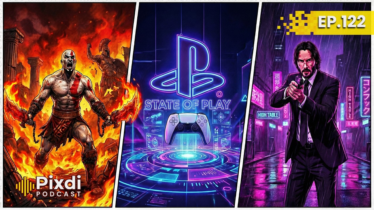 ¡Vuelve GOD OF WAR! 🪓 El brutal juego de JOHN WICK 🔫 y Resumen STATE OF PLAY 🎮 / Pixdi Podcast 122